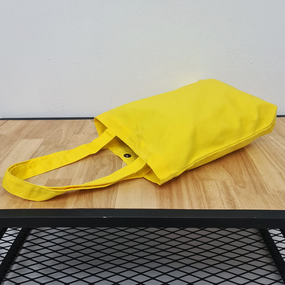 กระเป๋าผ้าแคนวาสพร้อมส่ง สีเหลือง