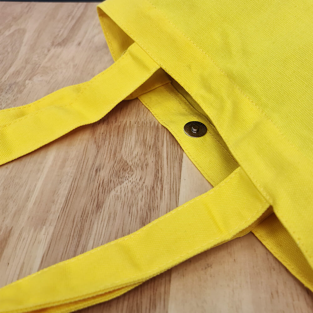 กระเป๋าผ้าแคนวาสพร้อมส่ง สีเหลือง