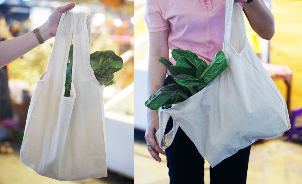 กระเป๋าผ้าดิบขายส่ง Market Bag