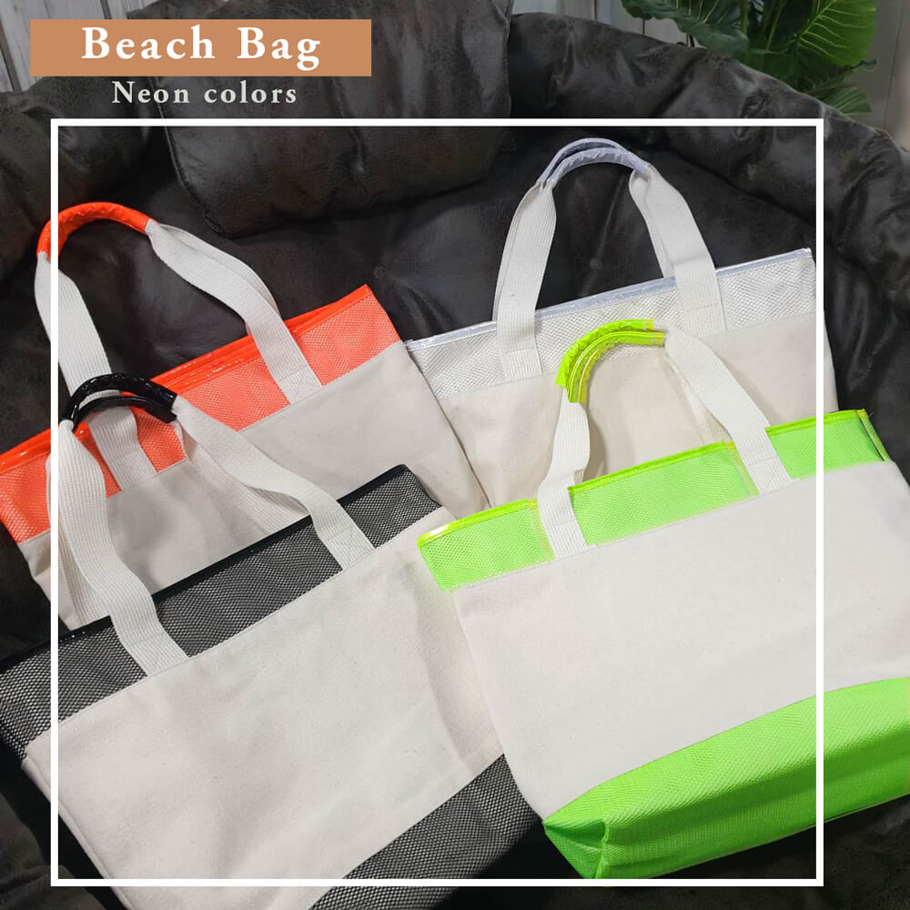 ขายส่งกระเป๋าผ้าแคนวาส Beach Bag