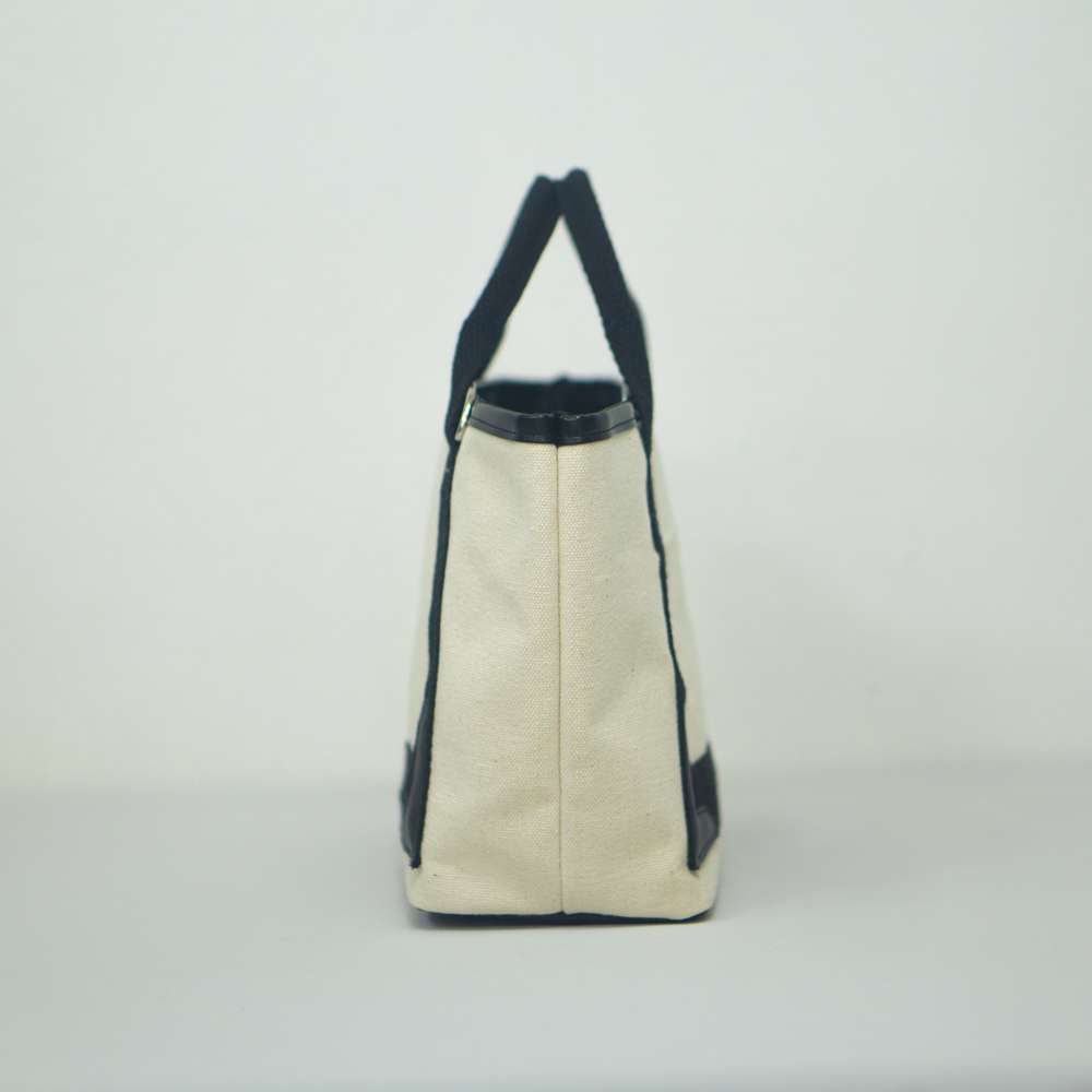กระเป๋าผ้าขายส่ง Paris สีขาวคลาสสิค CV008-21 ไซส์ S