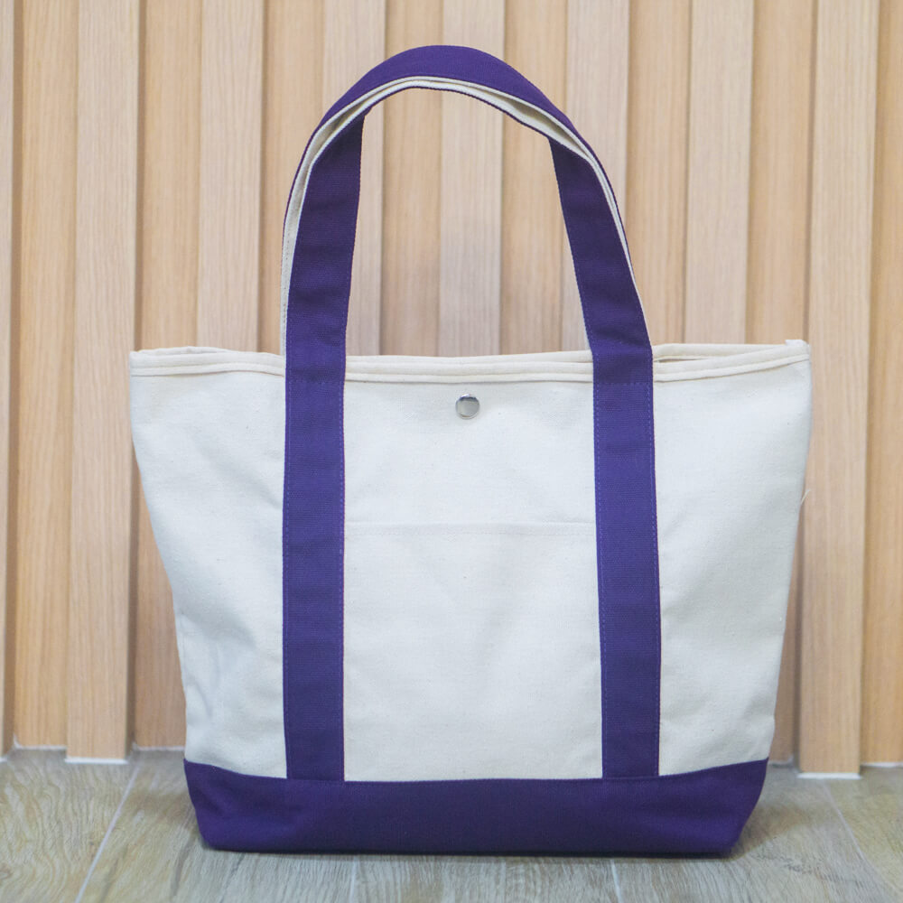 กระเป๋าผ้าแคนวาส Japan สีม่วง CV006-10
