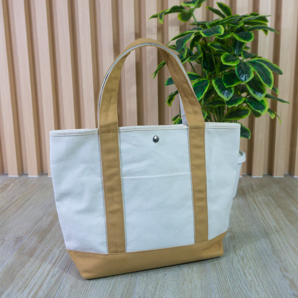 กระเป๋าผ้าแคนวาส Japan สีกาแฟ CV006-3
