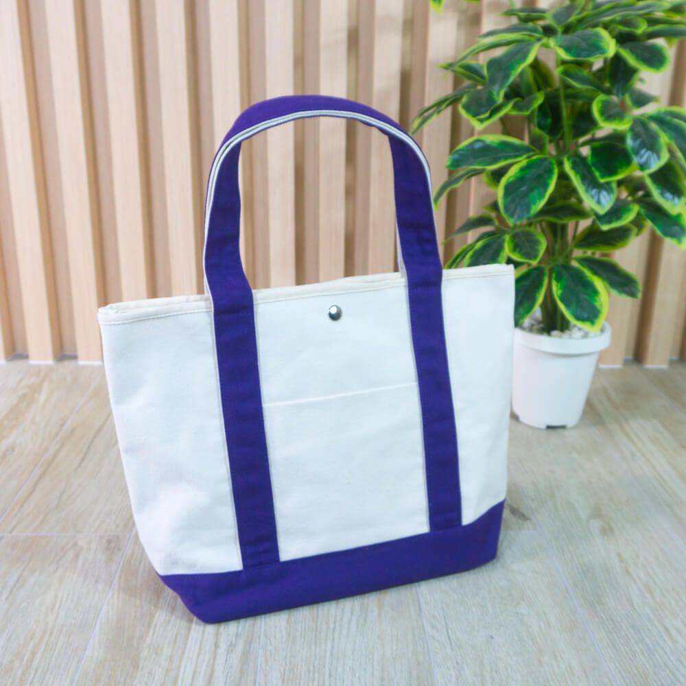 กระเป๋าผ้าแคนวาส Japan สีม่วง CV006-10