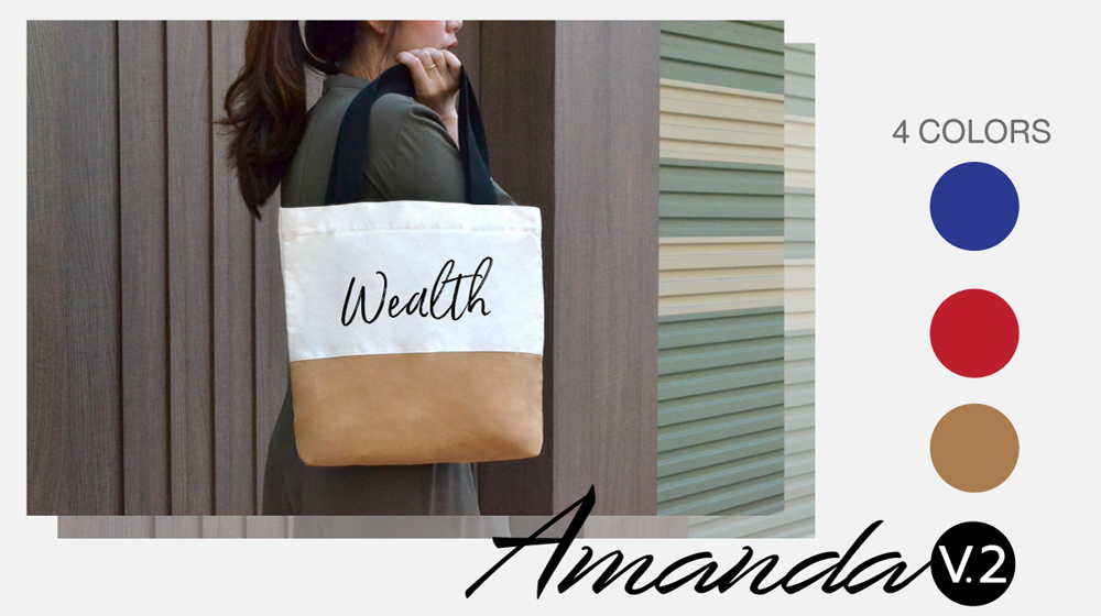 กระเป๋าผ้าแคนวาสขายส่ง Amanda V2